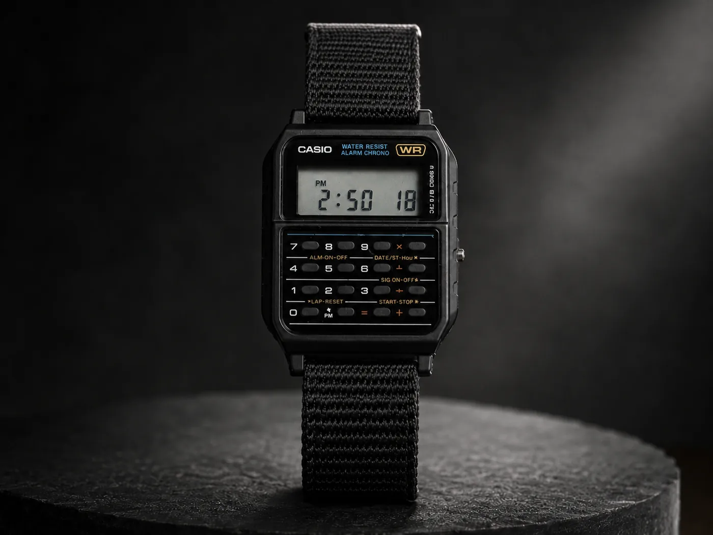 The PIV CA-53W on a stone plinth