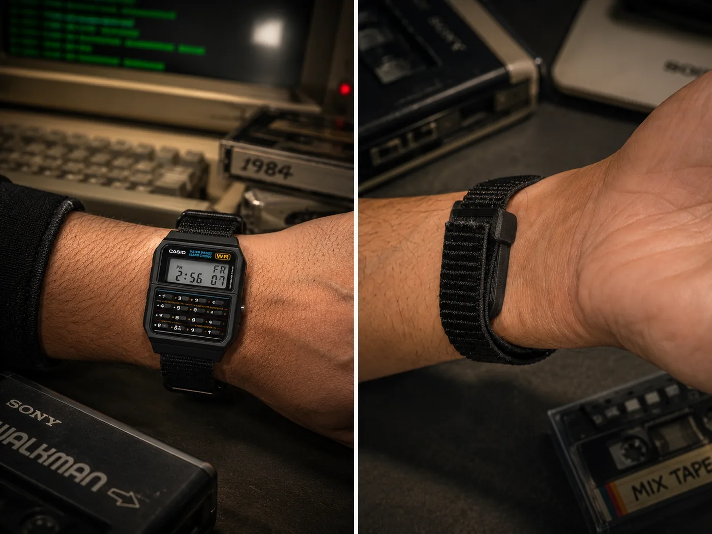 The PIV CA-53W worn on the wrist